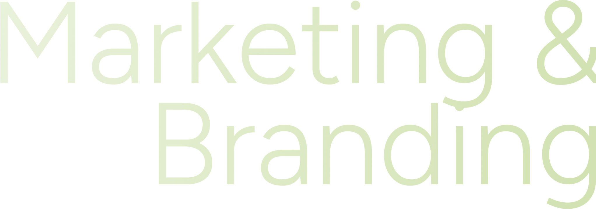 Marketing & Branding